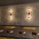 Fermaluce Metal, lámpara de pared con doble extensión