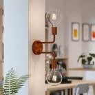 Fermaluce Metal, lámpara de pared con doble extensión