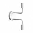 Fermaluce Metal, lámpara de pared con doble extensión