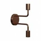 Fermaluce Metal, lámpara de pared con doble extensión
