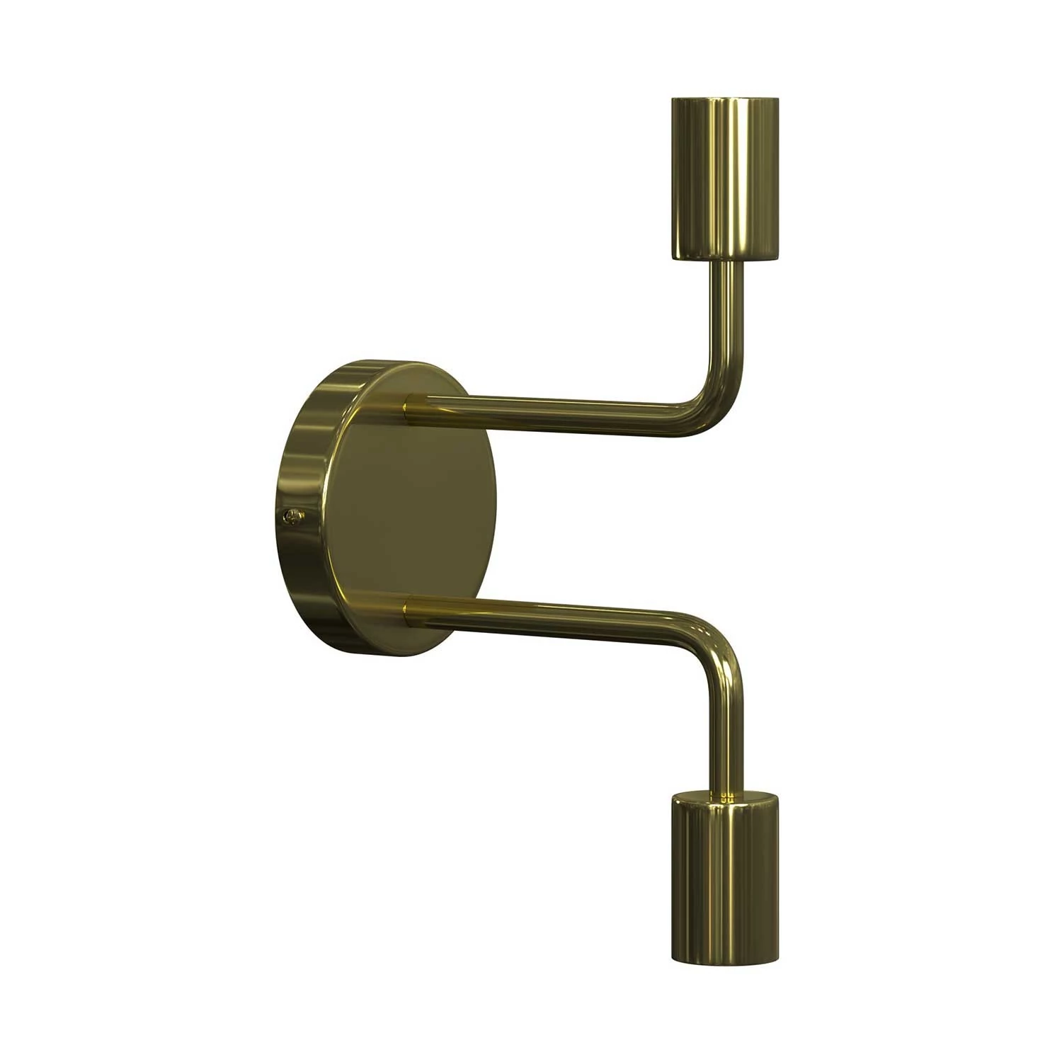 Fermaluce Metal, lámpara de pared con doble extensión