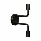 Fermaluce Metal, lámpara de pared con doble extensión