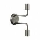 Fermaluce Metal, lámpara de pared con doble extensión