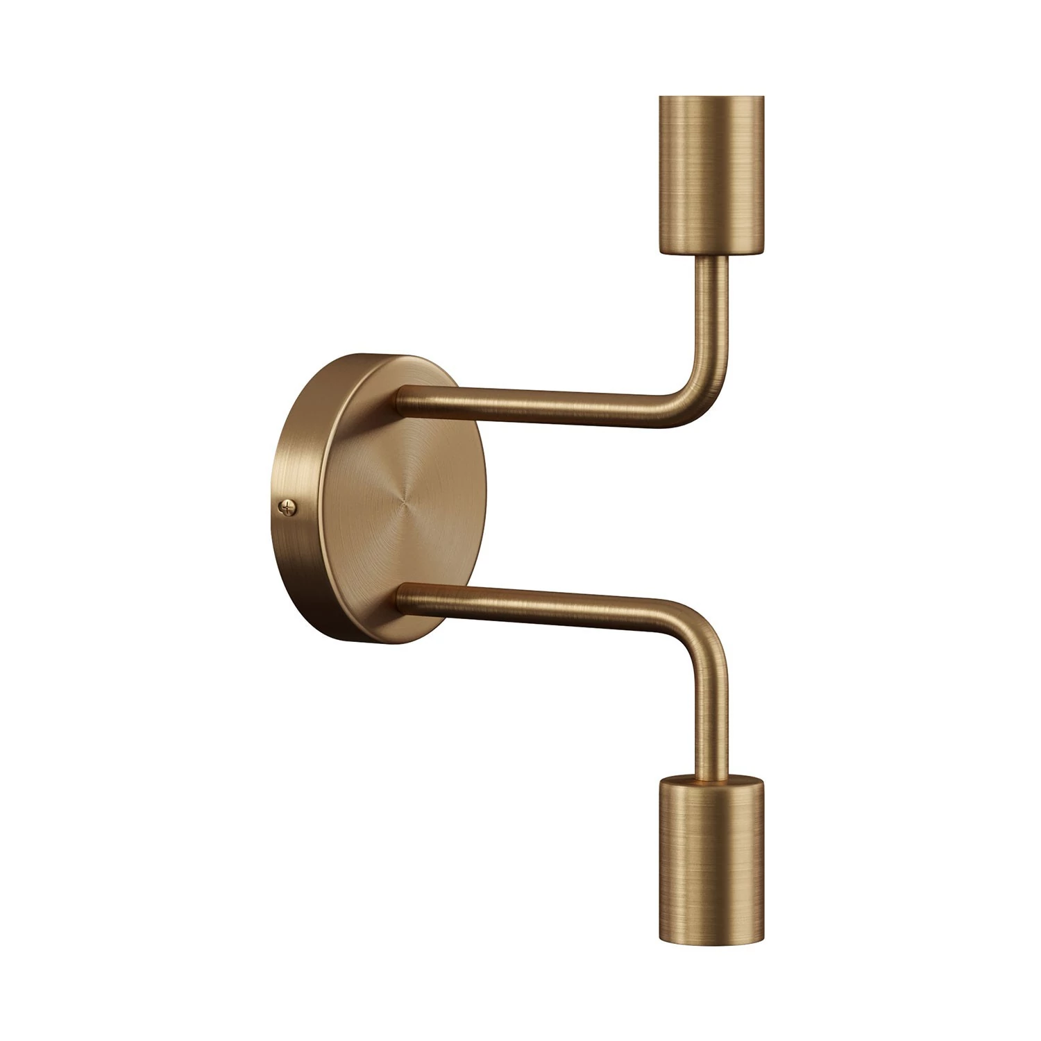 Fermaluce Metal, lámpara de pared con doble extensión