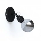 Fermaluce Metal 90° con portalampada E27 filettato