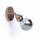 Fermaluce Metal 90° con portalampada E27 filettato