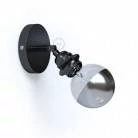 Fermaluce Metal 90° con portalampada E27 filettato