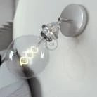 Fermaluce Metal 90° con portalampada E27 filettato