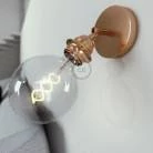 Fermaluce Metal 90° con portalampada E27 filettato