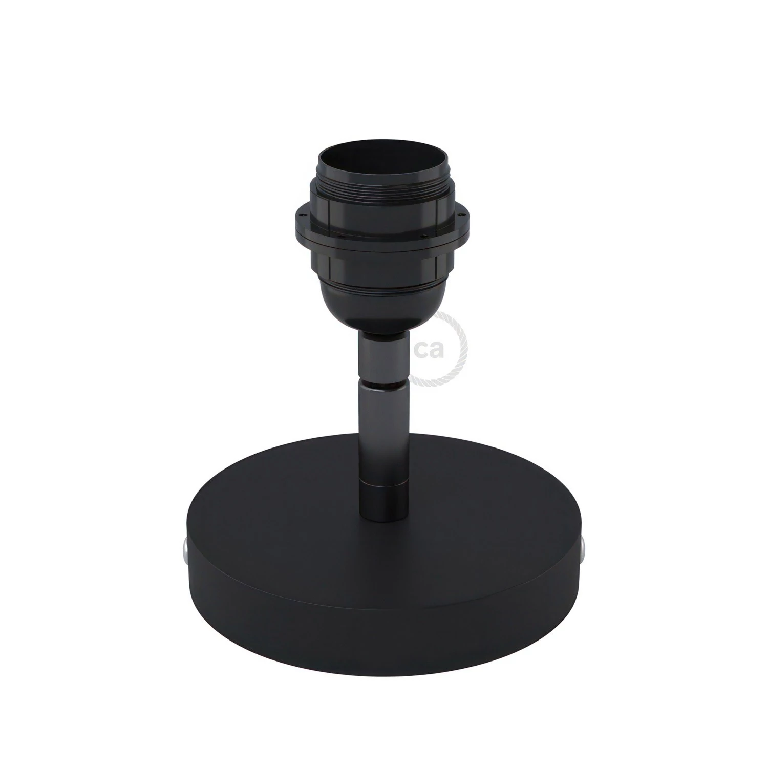 Fermaluce Metal 90° con portalampada E27 filettato