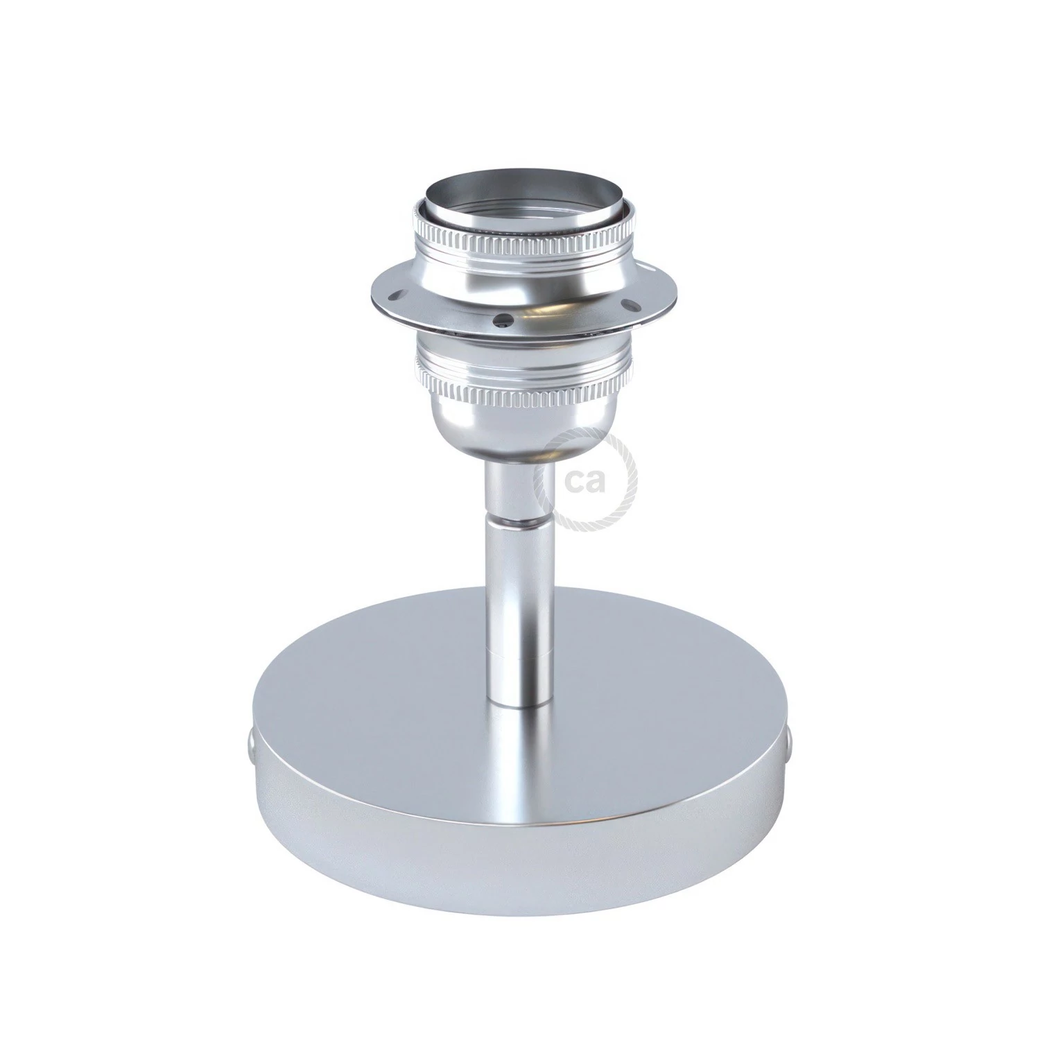 Fermaluce Metal 90° con portalampada E27 filettato