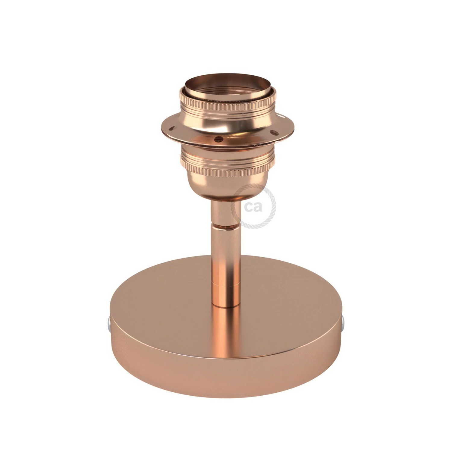 Fermaluce Metal 90° con portalampada E27 filettato
