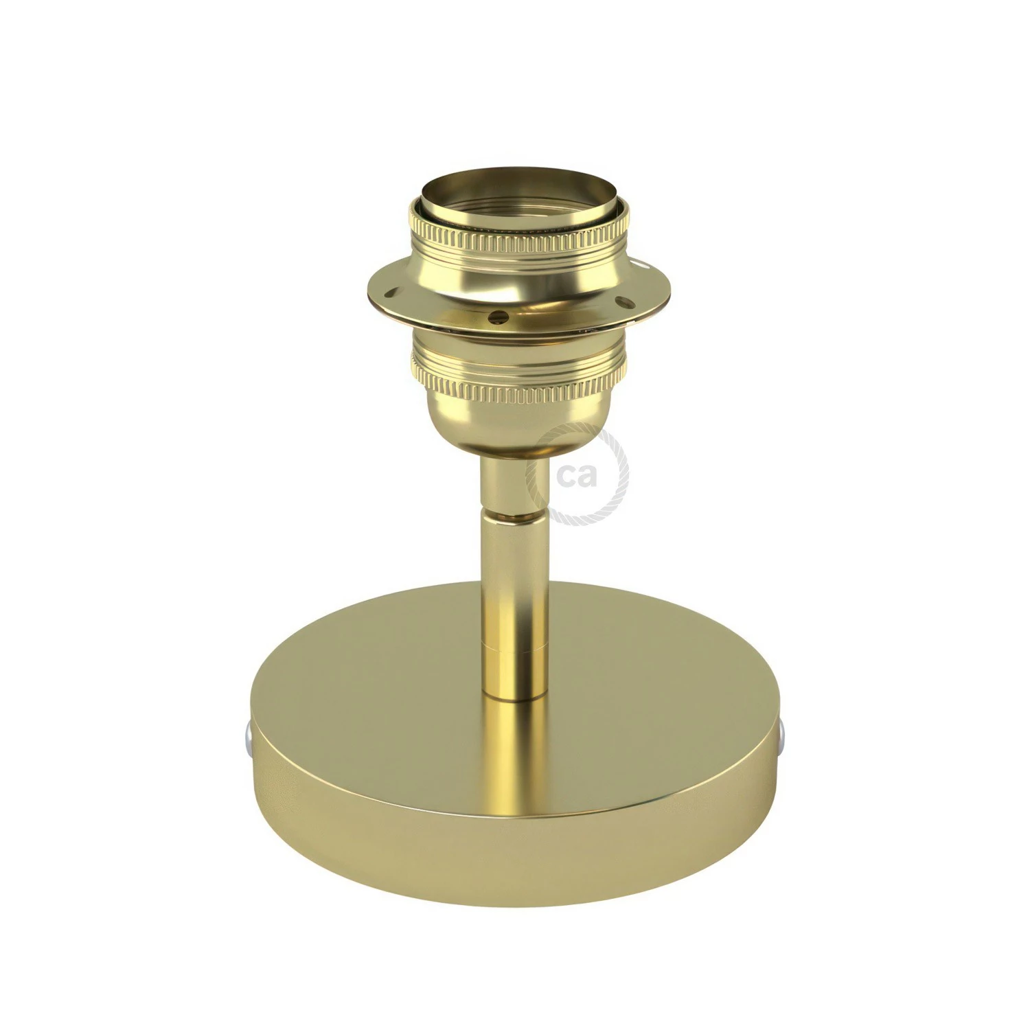 Fermaluce Metal 90° con portalampada E27 filettato
