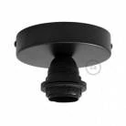 Fermaluce Metal con portalampada filettato E27, punto luce in Metal