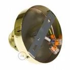 Fermaluce Metal con portalampada filettato E27, punto luce in Metal