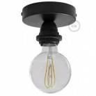 Fermaluce Metal con portalampada filettato E27, punto luce in Metal
