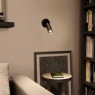 Metal Faretto orientabile con paralume Tub-E14