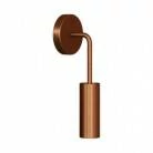 Metal, lampada a muro in Metal con estensione curva