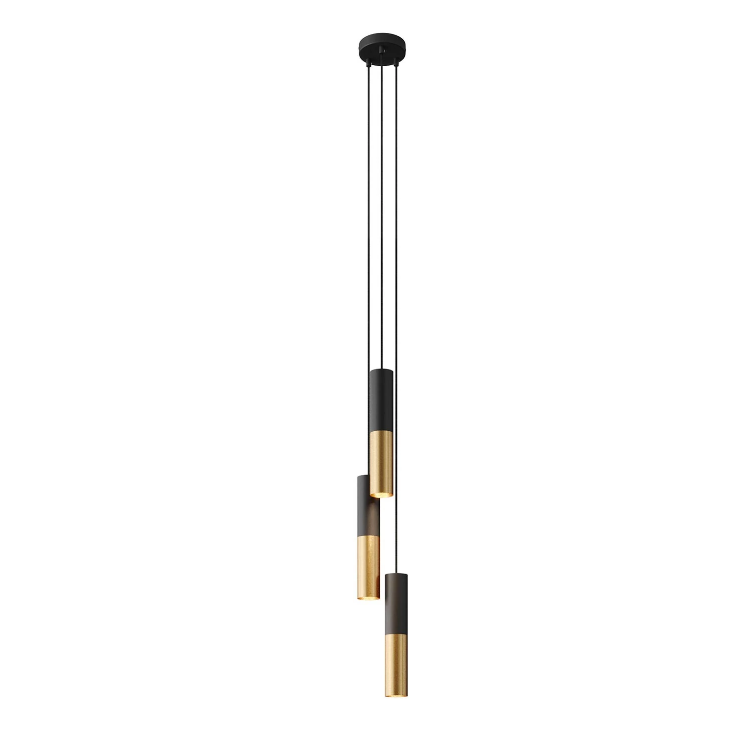 Lámpara moderna con pantalla doble Tub-E14