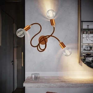 Flex 60 cm. lámpara de pared y techo articulada de luz difusa G95 LED