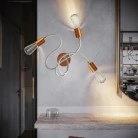 Flex 60 cm. lámpara de pared y techo articulada de luz difusa ST64 LED