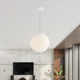 Lámpara colgante  Sfera con Pantalla hecha a mano