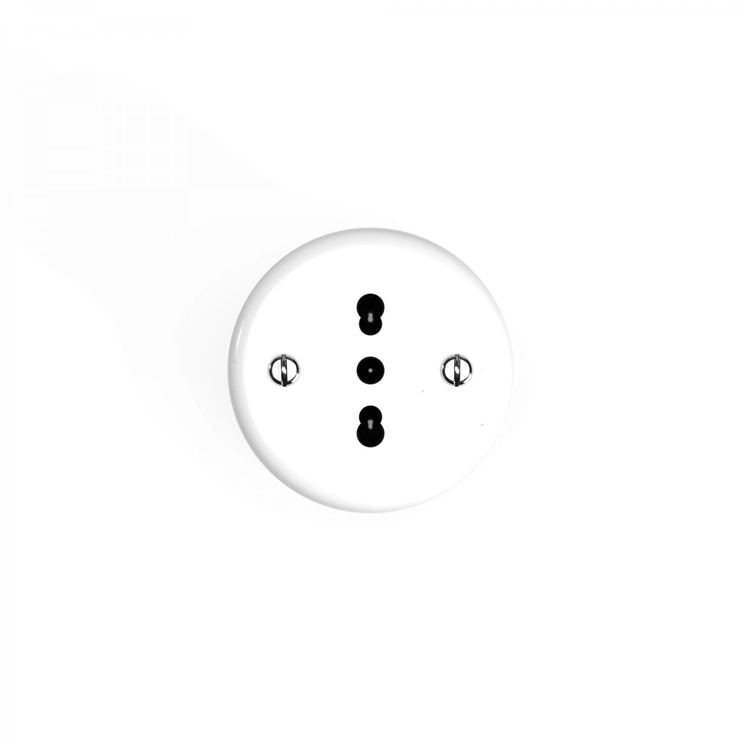 Enchufe italiano 10/16A de porcelana de pared