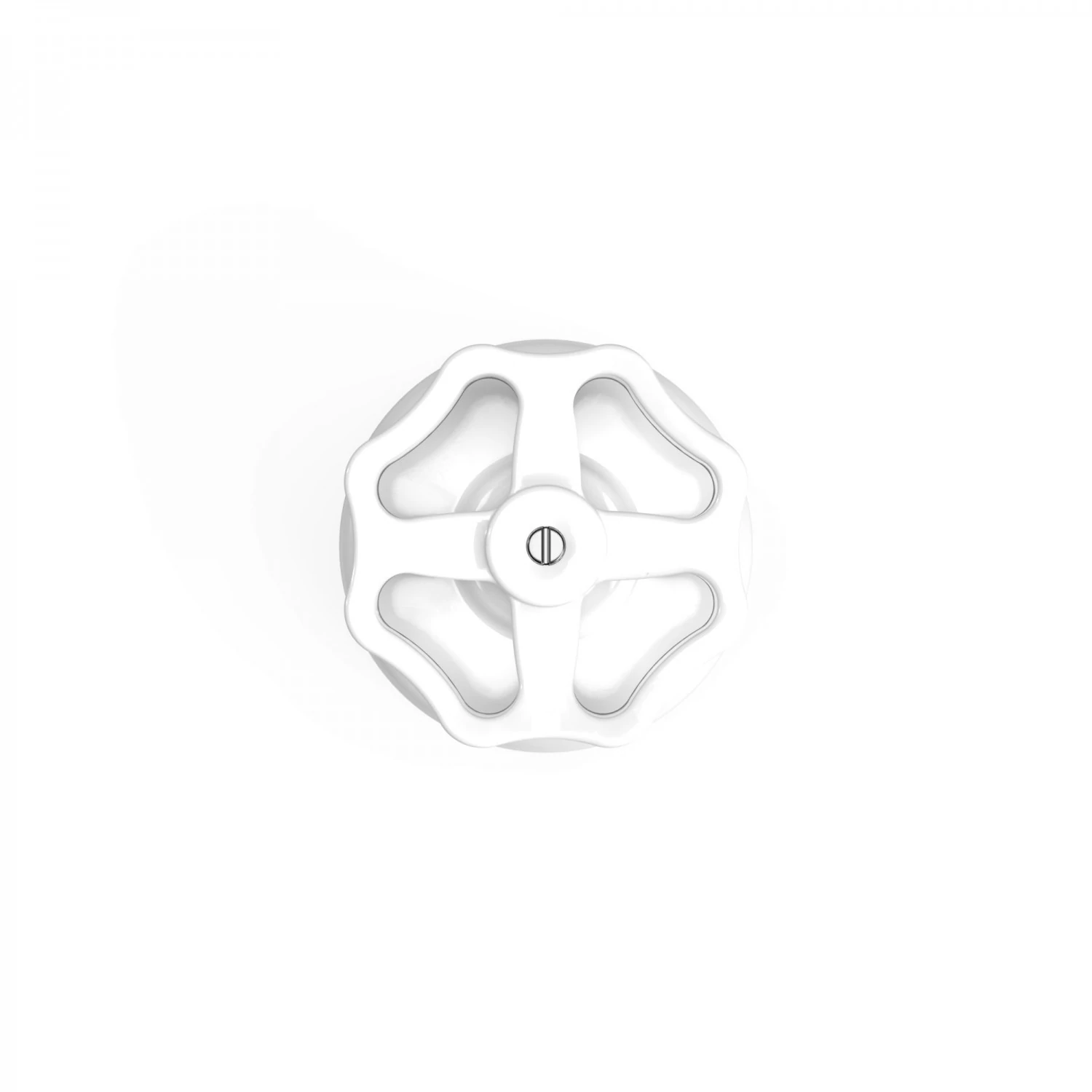 interruptor/desviador de porcelana blanca con pomo