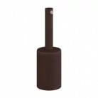 Kit portalámparas cilíndrico de metal E27 prensaestopa 7cm