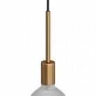 Kit portalámparas cilíndrico de metal E27 prensaestopa 15cm