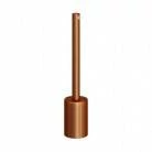 Kit portalámparas cilíndrico de metal E27 prensaestopa 15cm