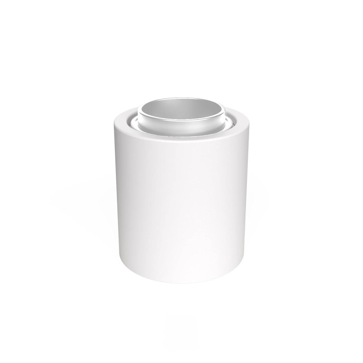Aplique de pared con bombilla vista media esfera plateada IP44