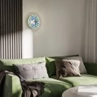 Aplique o plafón con pantalla IP44 efecto maiolica