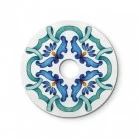 Aplique o plafón con pantalla IP44 efecto maiolica