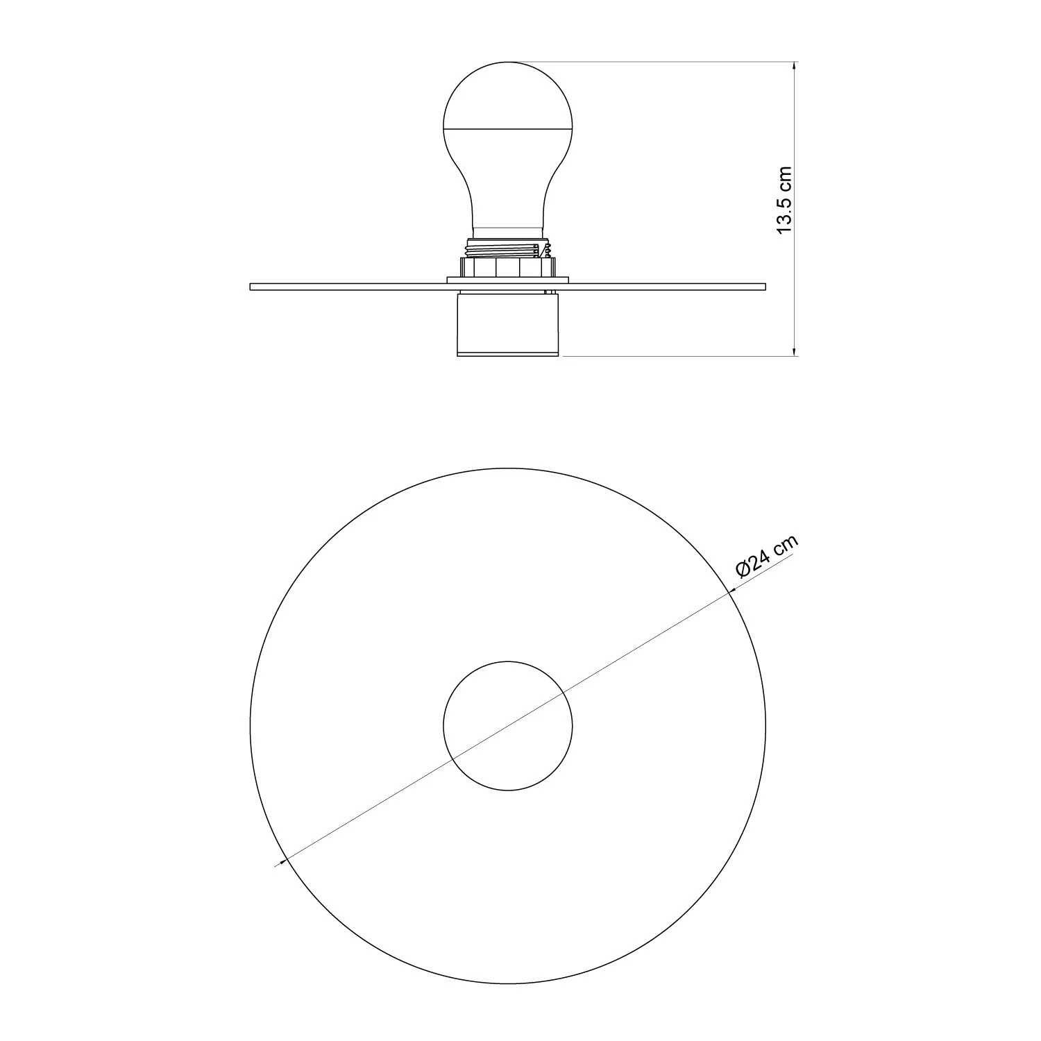 Aplique o plafón con pantalla IP44 efecto maiolica