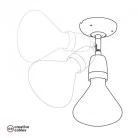 Fermaluce Color 90°, foco orientable