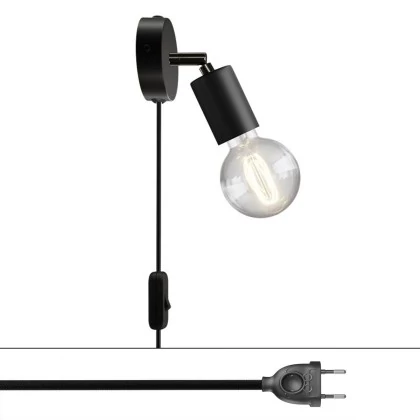 Lámpara Spostaluce con articulación metálica orientable