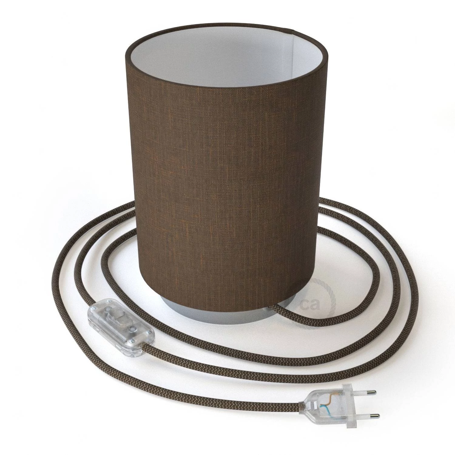 Cilindro Marrón Camelot: lámparas de noche - Creative Cables