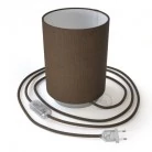 Cilindro Marrón Camelot: lámparas de noche - Creative Cables