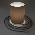 Cilindro Marrón Camelot: lámparas de noche - Creative Cables