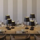 Alzaluce, lámpara de mesa tradicional con pantalla Imperio