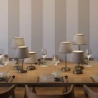 Alzaluce, lámpara de mesa tradicional con pantalla Imperio