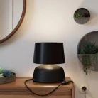 Lámpara de mesa Copa de cerámica y con pantalla Athena