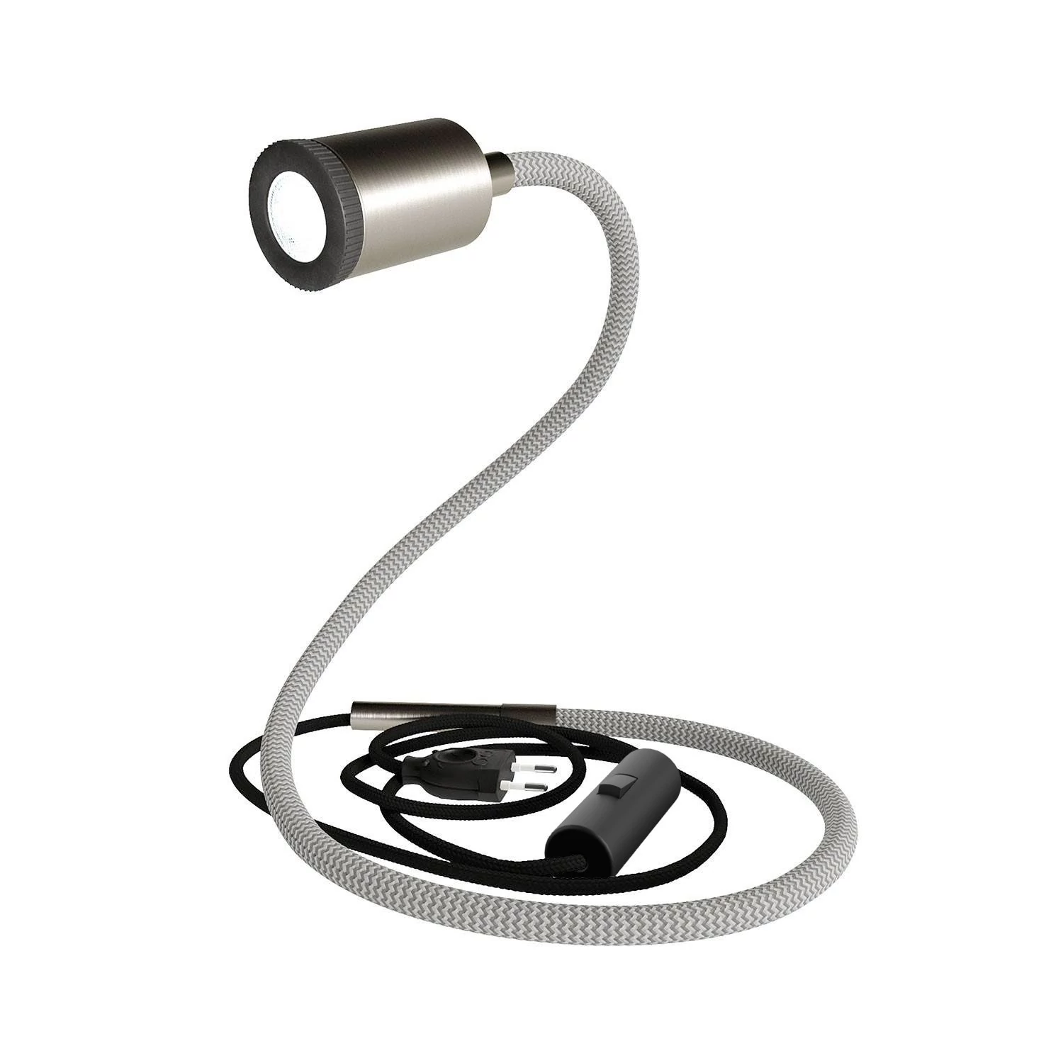 GU1d0-ne Lámpara articulada sin base con foco mini LED