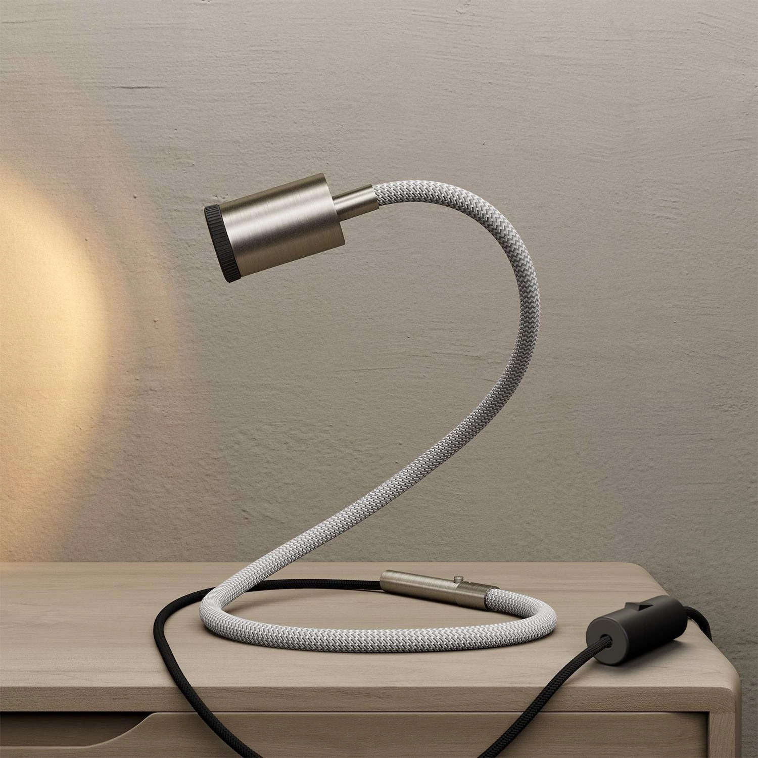 GU1d0-ne Lámpara articulada sin base con foco mini LED
