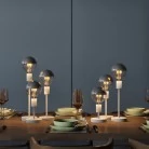 Alzaluce - lámpara de mesa con enchufe de dos clavijas