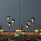Alzaluce - lámpara de mesa con enchufe de dos clavijas