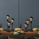 Alzaluce - lámpara de mesa con enchufe de dos clavijas