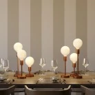 Alzaluce - lámpara de mesa con enchufe de dos clavijas