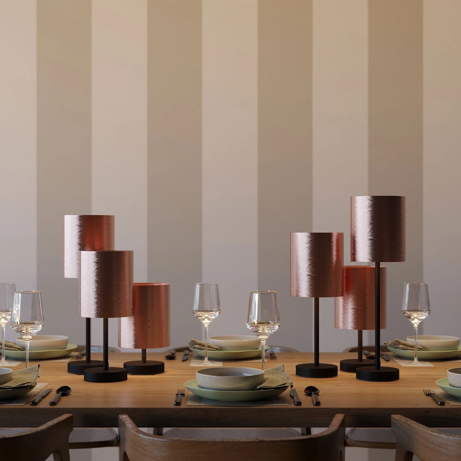 Alzaluce - lámpara de mesa para pantalla con enchufe de dos clavijas
